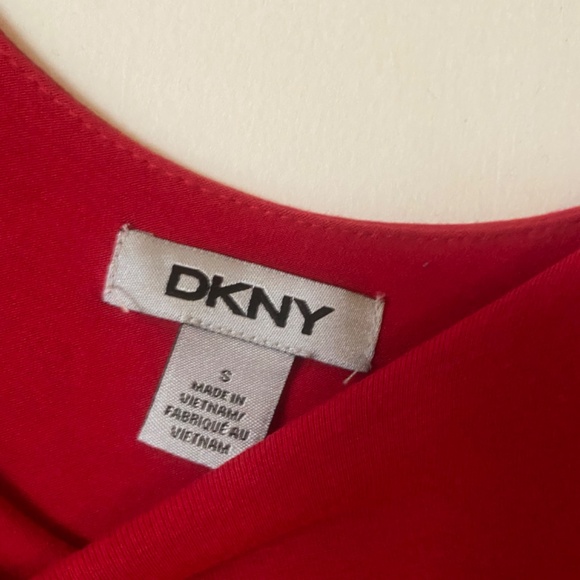 DKNY Red Asymmetrical Dress - Picture 2 of 3